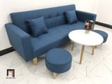  Bộ ghế sofa văng dài GBL2 dài 2m bật nằm màu xanh dương 