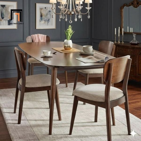 bộ bàn ghế ăn gia đình đẹp