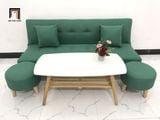  Bộ ghế sofa giường xanh ngọc GBL1 dài 1m72 cho phòng nhỏ 
