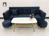  Bộ ghế sofa giường GBL2 2m thông minh xanh đậm vải nhung 