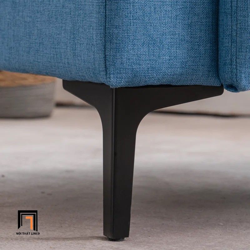  Ghế sofa đơn phòng khách giá rẻ DT105 Ghisham vải xanh dương 