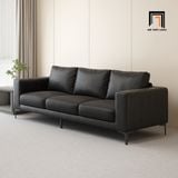 Ghế sofa băng da pvc màu đen BHQ64 Hacien 2m1 hiện đại 
