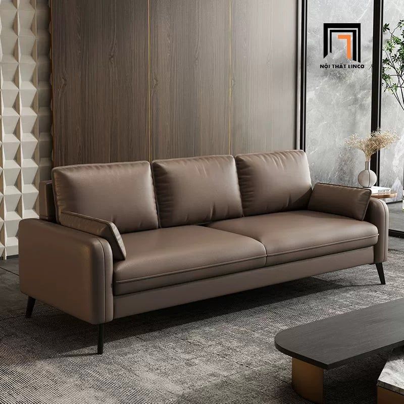 Bộ ghế sofa giá rẻ KT6 Hessvilla cho văn phòng làm việc bọc da 