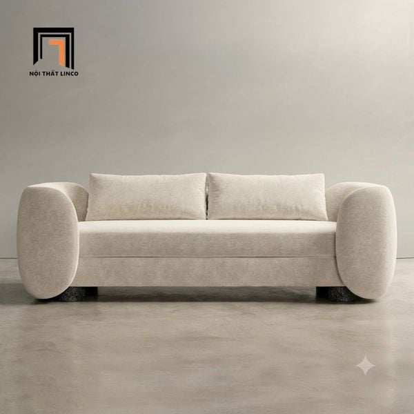 sofa bench dài 1m4 bọc vải mềm