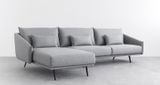  Bộ ghế sofa góc L vải nỉ GT293 Laviere 2m3 x 1m6 phòng khách 