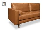  Sofa băng da công nghiệp BT13 Brevard dài 1m9 nâu sang trọng 