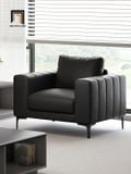  Ghế sofa băng da pvc màu đen BHQ64 Hacien 2m1 hiện đại 