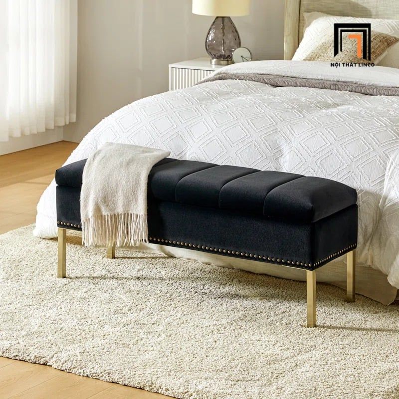  Ghế sofa bench SB8 Arlo 1m2 tông vàng ấm áp 