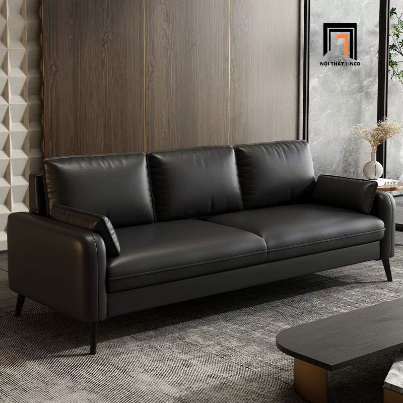  Ghế sofa băng da sang trọng BT203 Hessvilla 2m cho công sở 