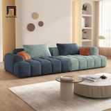  Ghế sofa vải nỉ nhung xinh xắn BT269 Camiel 2m6 cho shop tiệm 