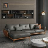  Set ghế sofa góc chữ L 2m4 x 1m6 GT283 Ydec da chống trầy 