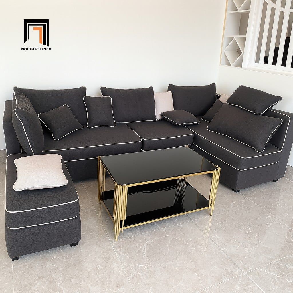  Bộ ghế sofa góc GT43 Normandy 3m1 x 1m6 cho gia đình 