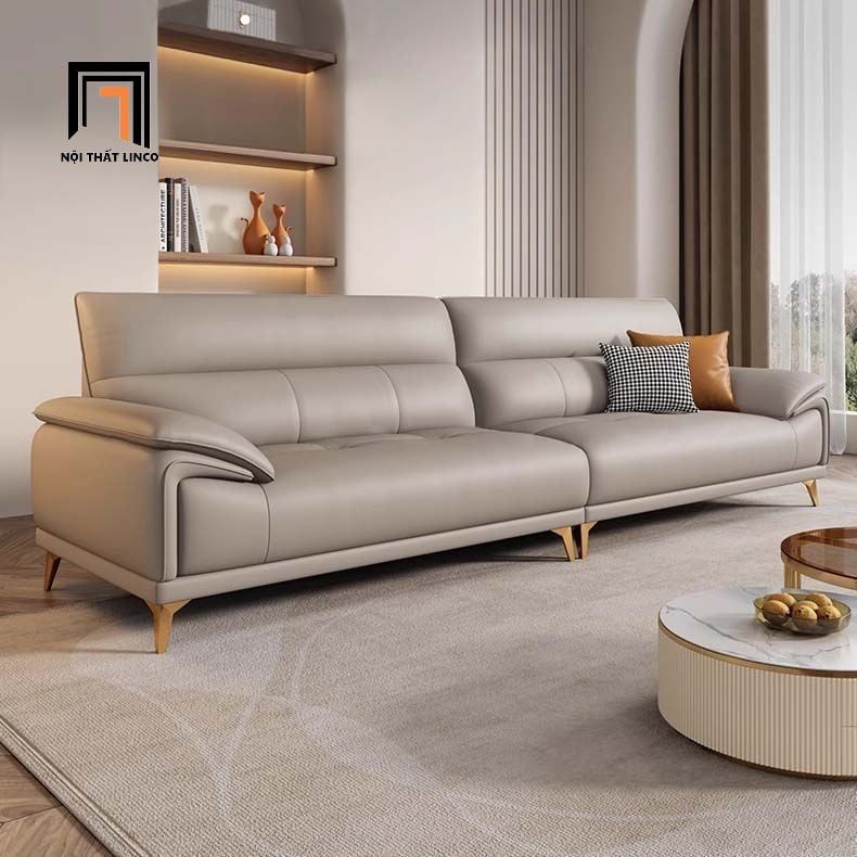  Ghế sofa băng 3 chỗ ngồi BHQ69 Praco dài 2m4 da chống trầy 