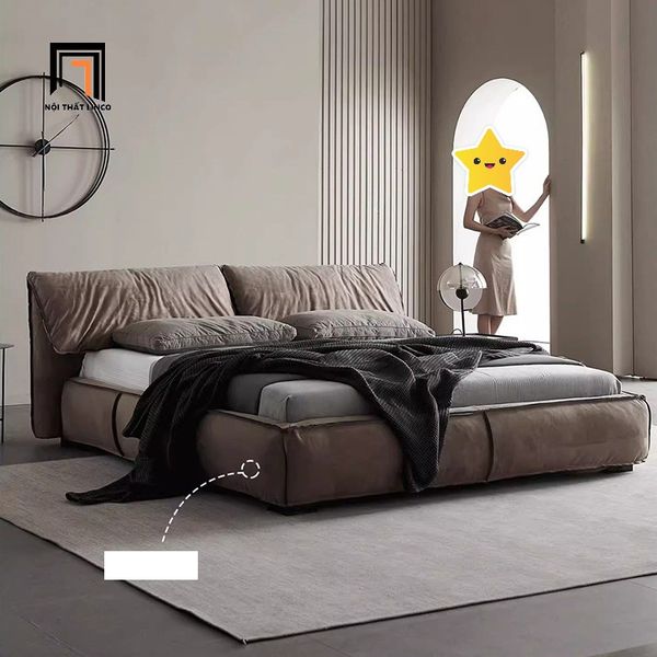 giường ngủ bọc da sang trọng