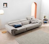  Sofa băng da màu xám BHQ38 Cordia 2m5 kiểu dáng hiện đại 