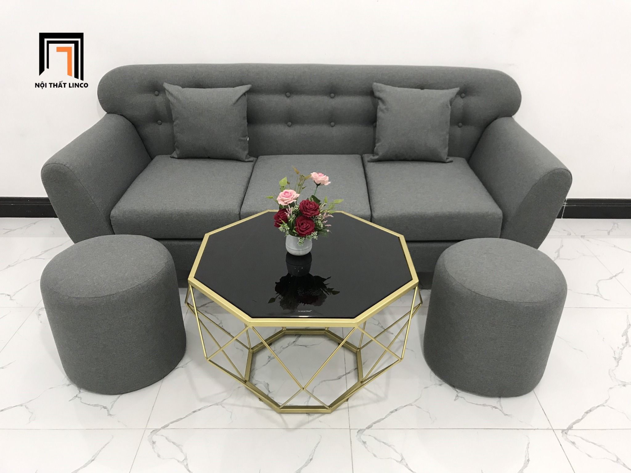  Bộ ghế sofa băng giá rẻ BL12 BTC dài 1m9 cho gia đình nhỏ 