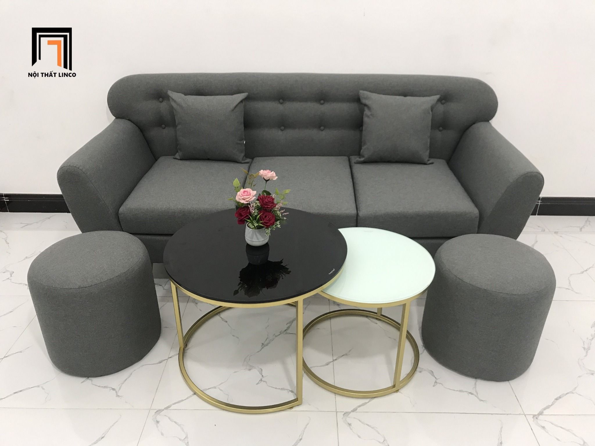  Bộ ghế sofa băng giá rẻ BL12 BTC dài 1m9 cho gia đình nhỏ 