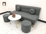  Bộ ghế sofa băng nhỏ gọn BL8 BKT dài 1m7 vải bố mềm 