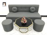  Bộ ghế sofa băng nhỏ gọn BL8 BKT dài 1m7 vải bố mềm 
