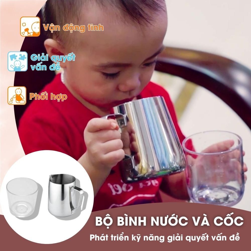  Hộp Đồ Chơi Chuyển Động - Đồ Chơi Giáo Dục Cho Bé 14-15 Tháng Tuổi