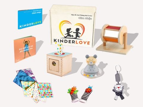  Hộp Đồ Chơi Cảm Nhận - Đồ Chơi Thông Minh Cho Bé 4-5 Tháng Tuổi