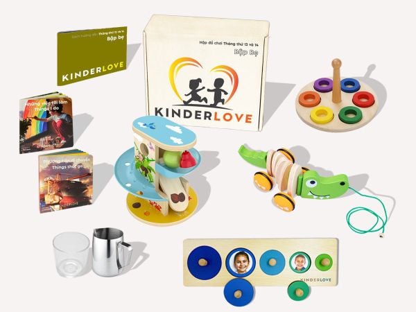 Đồ chơi Montessori - 12- Hộp Đồ Chơi Bập Bẹ - Đồ Chơi Giáo Dục Cho Bé 12-13 Tháng Tuổi