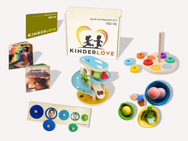Đồ chơi Montessori - 12- Hộp Đồ Chơi Bập Bẹ - Đồ Chơi Giáo Dục Cho Bé 12-13 Tháng Tuổi