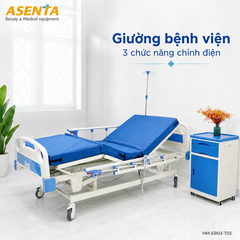 Giường bệnh nhân 3 chức năng chỉnh điện HM-EB03-T03 chính hãng | Made in Viet Nam