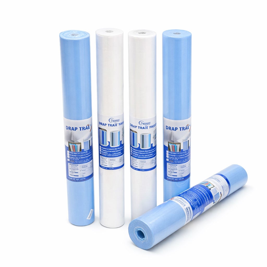 Cuộn vải không dệt trải giường bệnh viện dùng một lần 80*180cm 25 miếng