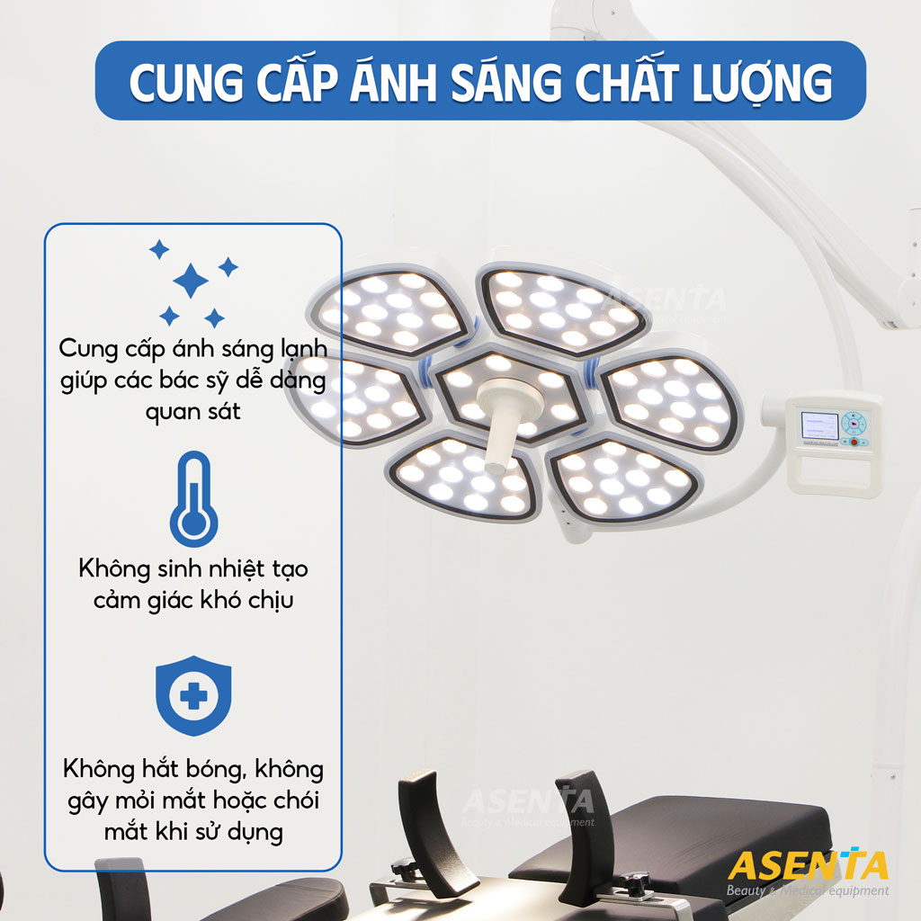 Đèn phẫu thuật di động PETAL 6 đèn cánh hoa