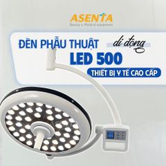Đèn mổ phẫu thuật 2 nhánh LED500/500 treo trần
