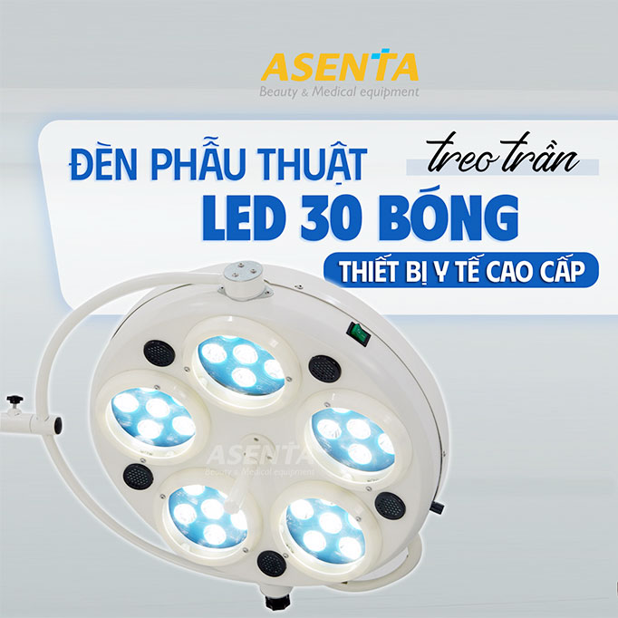Đèn mổ phẫu thuật treo tường LED 30 bóng