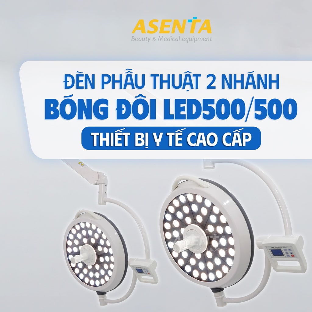 Đèn phẫu thuật LED500 treo trần 1 nhánh