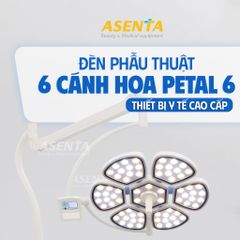 Đèn phẫu thuật di động PETAL 6 đèn cánh hoa