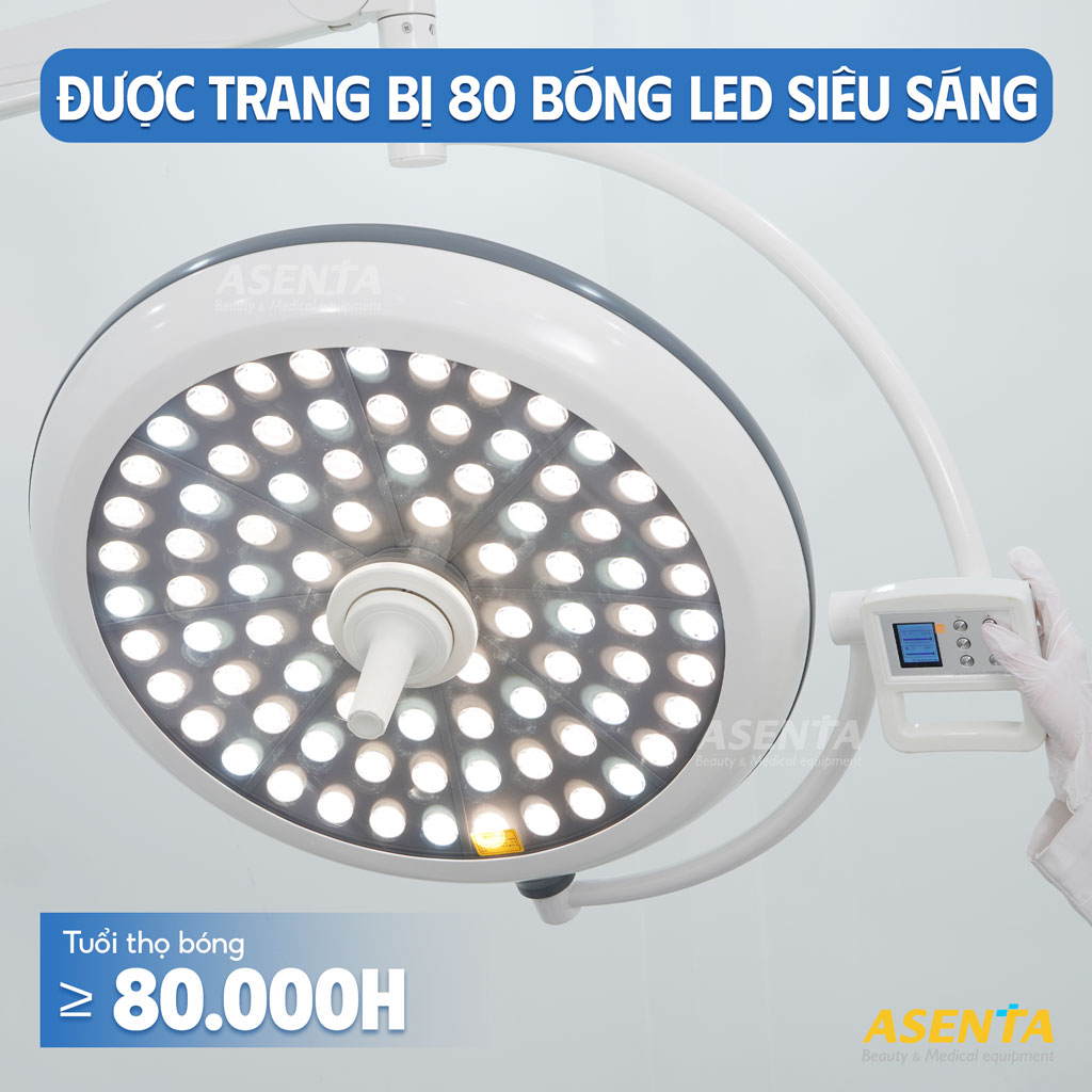Đèn mổ phẫu thuật LED700 treo trần 1 nhánh