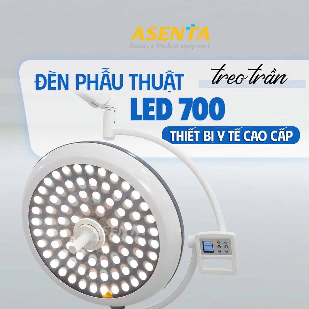 Đèn mổ phẫu thuật LED700 treo trần 1 nhánh