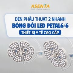 Đèn phẫu thuật treo trần 1 nhánh PETAL 6 cánh hoa