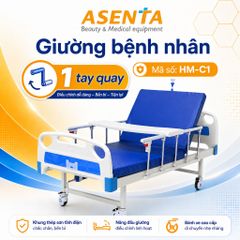 Giường bệnh nhân Humed 1 tay quay HM-C1