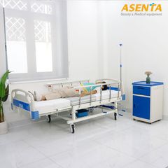 Giường hồi sức cấp cứu ICU 4 tay quay đa chức năng có bô HMNB-2010