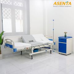 Giường hồi sức cấp cứu ICU 4 tay quay đa chức năng có bô HMNB-2010