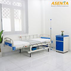 Giường hồi sức cấp cứu ICU 4 tay quay đa chức năng có bô HMNB-2010