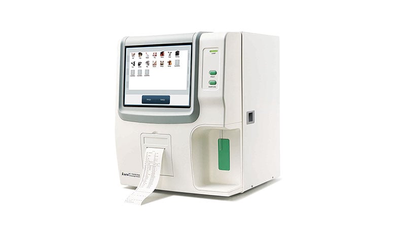 Máy xét nghiệm huyết học tự động 3 thành phần bạch cầu 20 thông số Rayto RT-7600