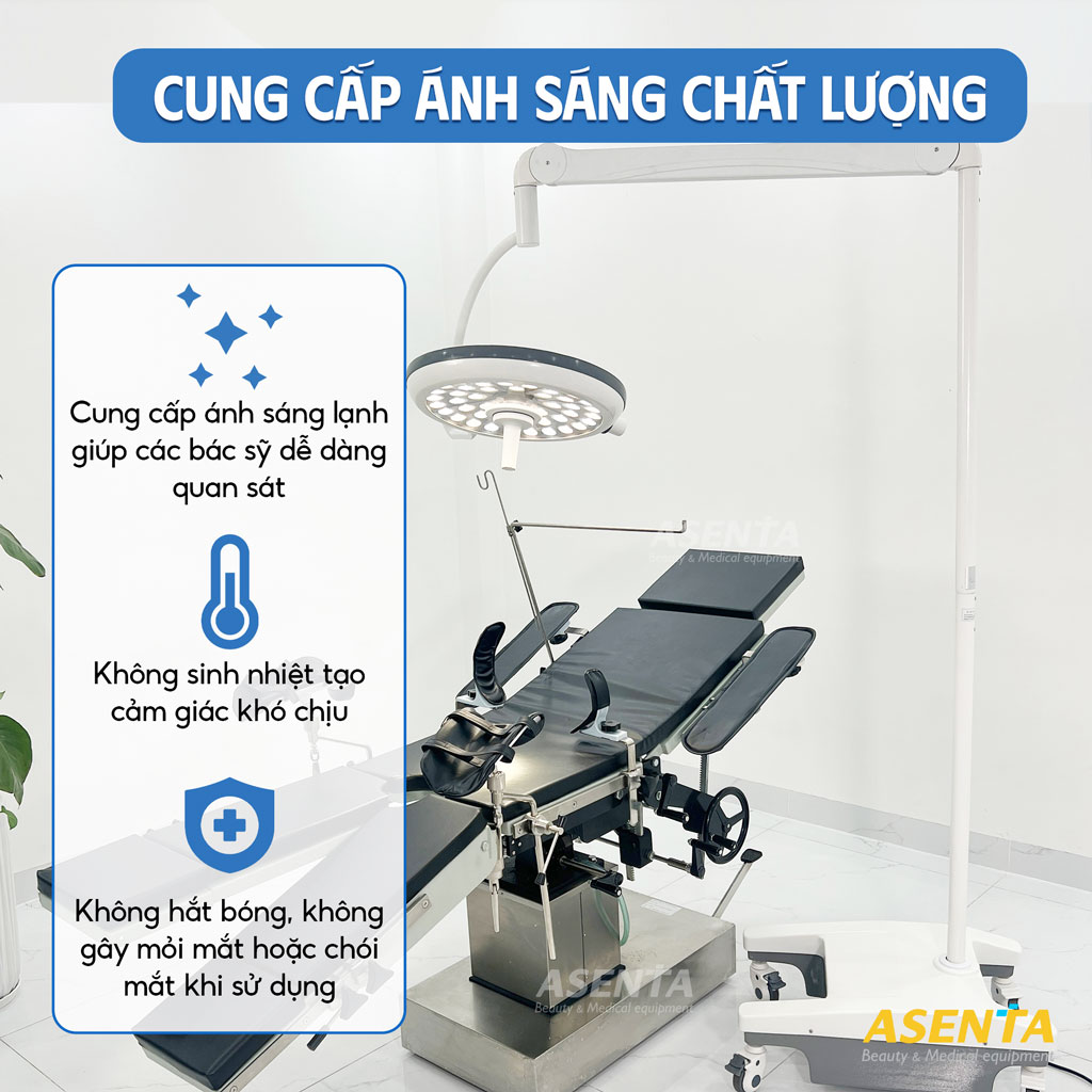 Đèn mổ phẫu thuật di động LED500 48 bóng