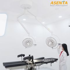 Đèn mổ phẫu thuật 2 nhánh LED500/500 treo trần