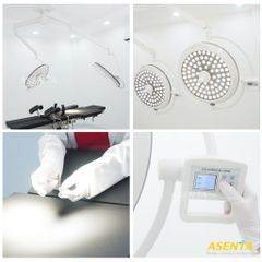 Đèn phẫu thuật 2 nhánh LED700/700 Treo trần