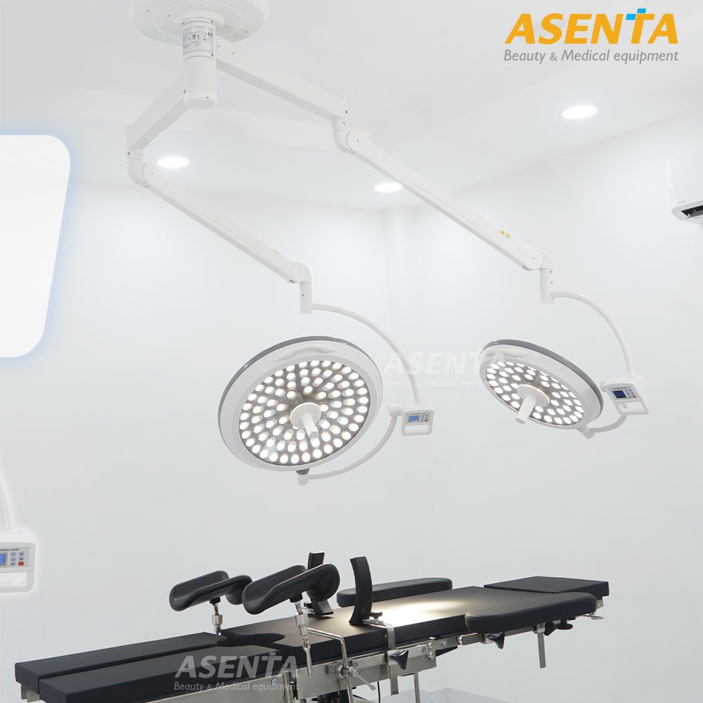 Đèn mổ phẫu thuật 2 nhánh LED500/700 treo trần