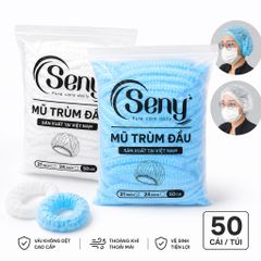 Nón trùm đầu vải không dệt Seny cao cấp 50 cái