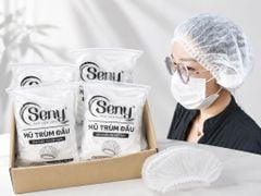 Nón trùm đầu vải không dệt Seny cao cấp 50 cái
