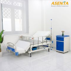 Giường hồi sức cấp cứu ICU 4 tay quay đa chức năng có bô HMNB-2010