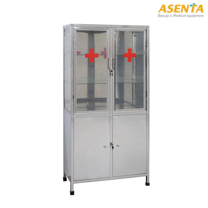 Tủ thuốc Y tế ngăn A/B inox 304